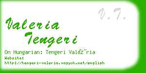 valeria tengeri business card